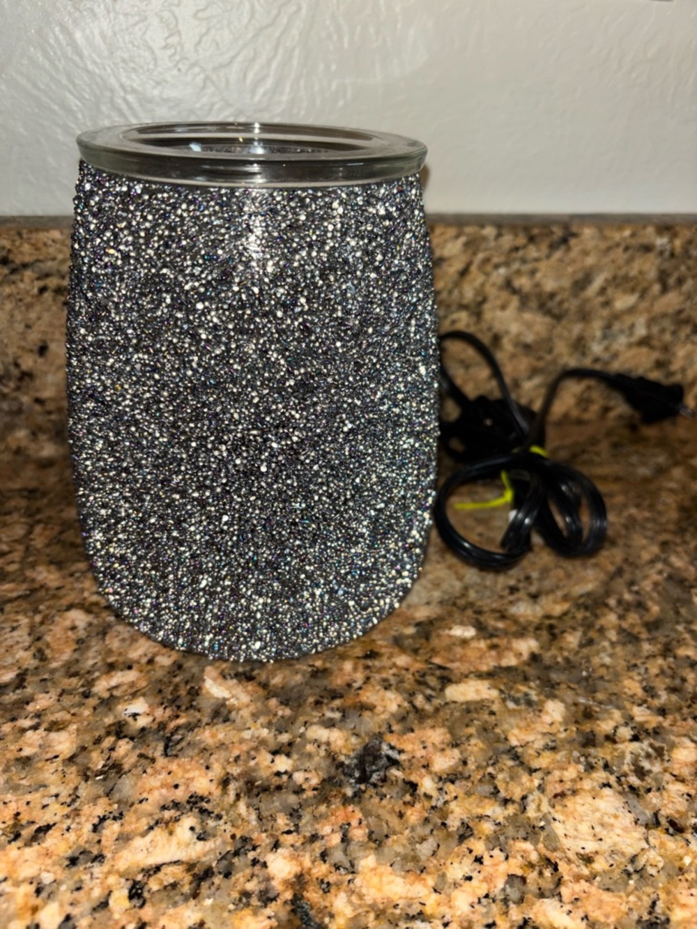 Scentsy Glitter Electric Wax Warmer - Silver Sparkle